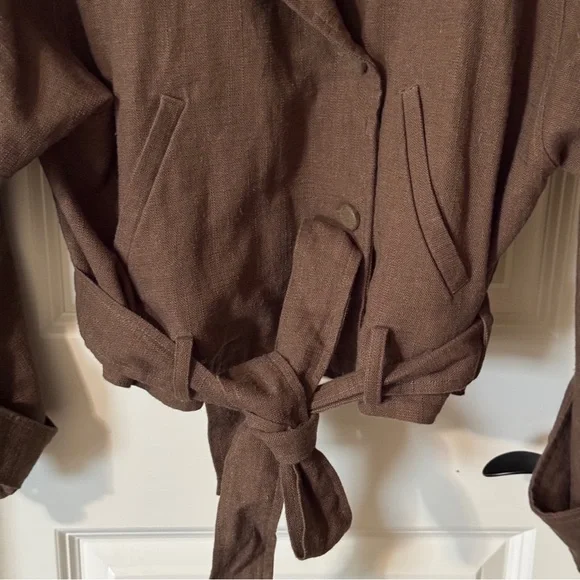 Yoli & Otis RARE Audie Wrap Linen Jacket - Picture 6 of 8